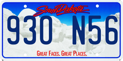 SD license plate 93ON56