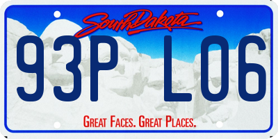 SD license plate 93PL06