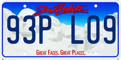 SD license plate 93PL09