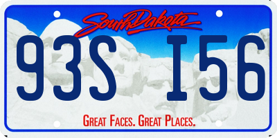 SD license plate 93SI56