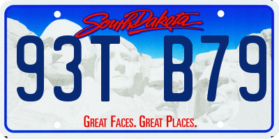 SD license plate 93TB79