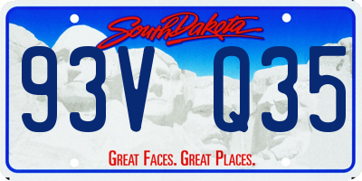SD license plate 93VQ35