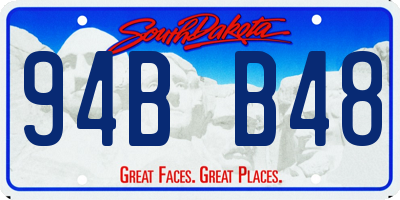 SD license plate 94BB48