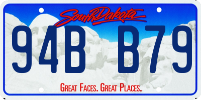 SD license plate 94BB79