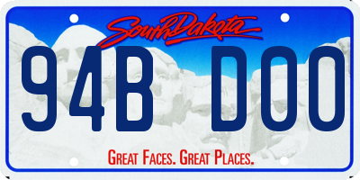 SD license plate 94BD00