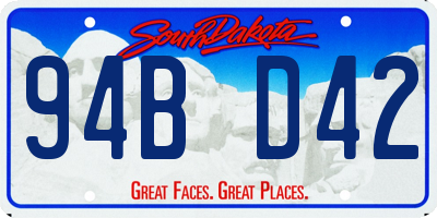 SD license plate 94BD42
