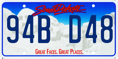 SD license plate 94BD48