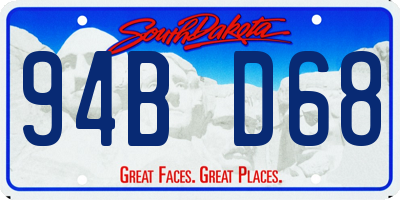 SD license plate 94BD68