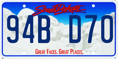 SD license plate 94BD70