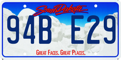 SD license plate 94BE29