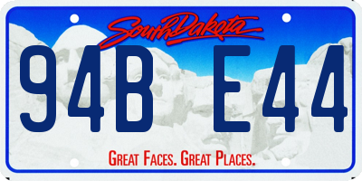 SD license plate 94BE44