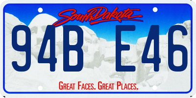 SD license plate 94BE46