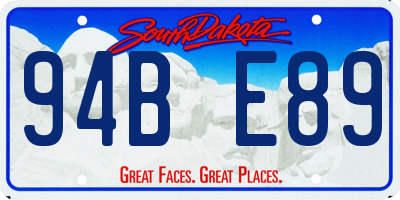 SD license plate 94BE89