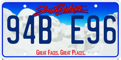 SD license plate 94BE96