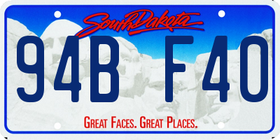 SD license plate 94BF40