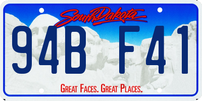SD license plate 94BF41