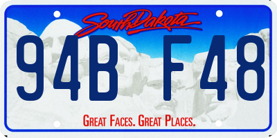 SD license plate 94BF48