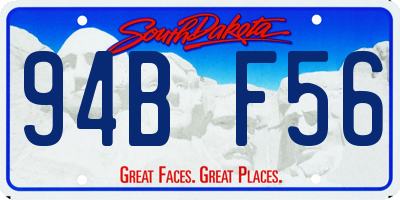 SD license plate 94BF56