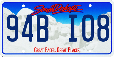 SD license plate 94BI08