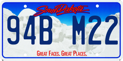 SD license plate 94BM22