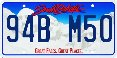 SD license plate 94BM50