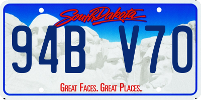 SD license plate 94BV70