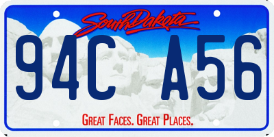 SD license plate 94CA56