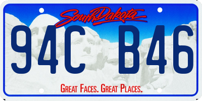 SD license plate 94CB46