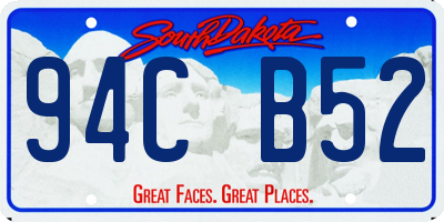 SD license plate 94CB52
