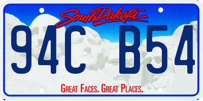 SD license plate 94CB54