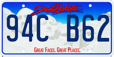 SD license plate 94CB62