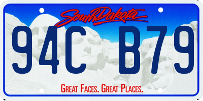 SD license plate 94CB79