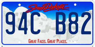 SD license plate 94CB82