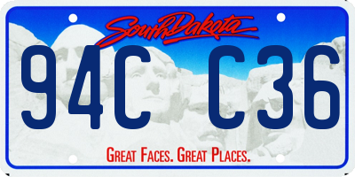 SD license plate 94CC36