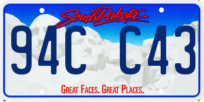 SD license plate 94CC43