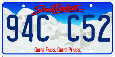 SD license plate 94CC52