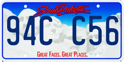 SD license plate 94CC56