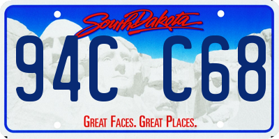SD license plate 94CC68