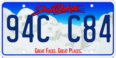 SD license plate 94CC84