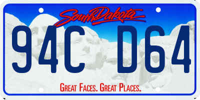 SD license plate 94CD64