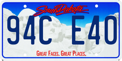 SD license plate 94CE40