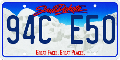 SD license plate 94CE50