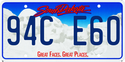 SD license plate 94CE60