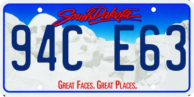 SD license plate 94CE63