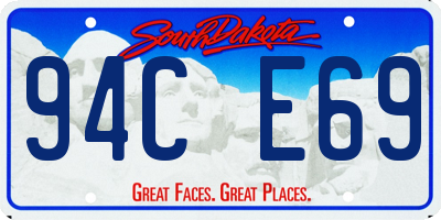 SD license plate 94CE69