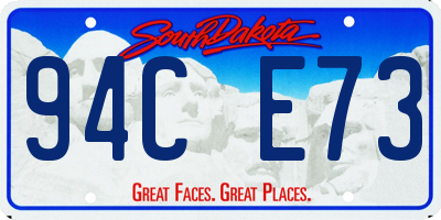SD license plate 94CE73