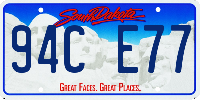 SD license plate 94CE77