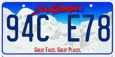 SD license plate 94CE78
