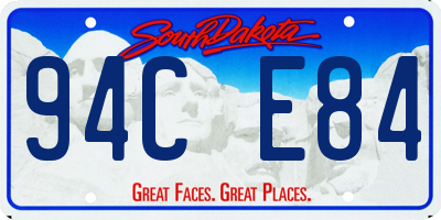 SD license plate 94CE84