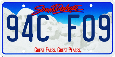 SD license plate 94CF09